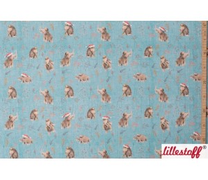 Bio Summersweat Lillestoff - Let it snow Panel